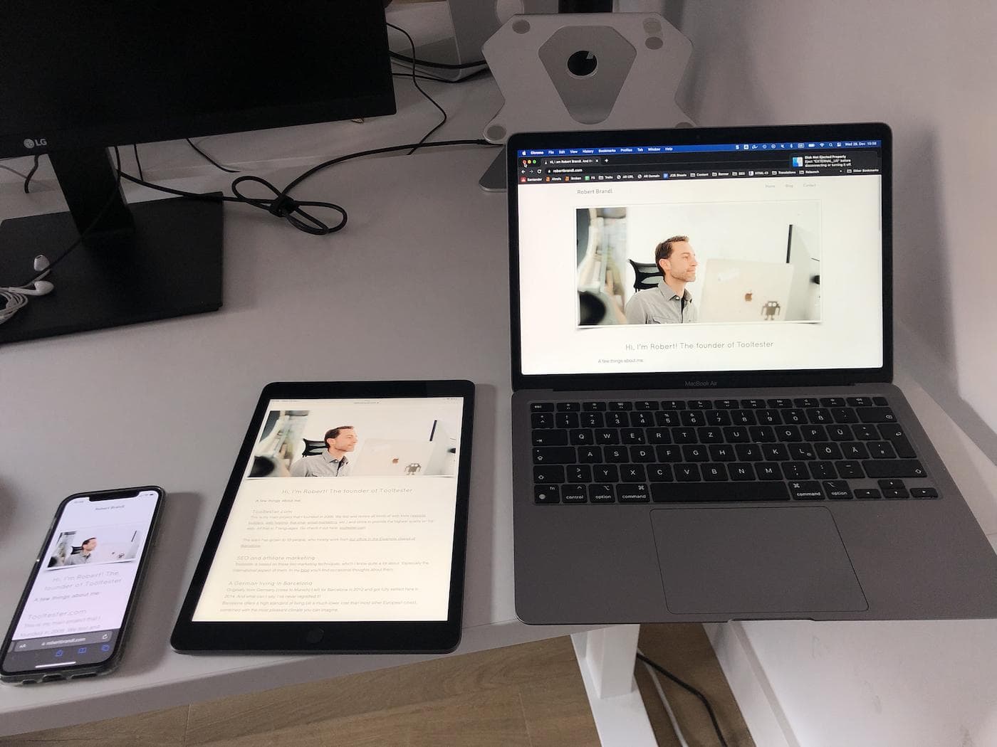 Website Design & Hosting example 2